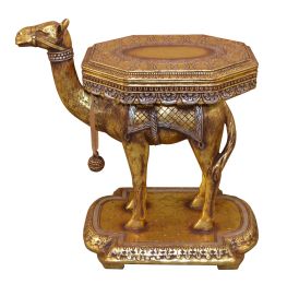 Side Table Camel Gold and Silver