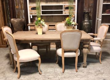 Farmhouse Dining Table Set of 7