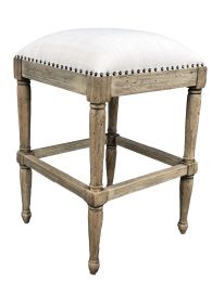 Farmhouse Backless Counter Stool