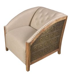 Thwaites Brass Mango Wood Chair
