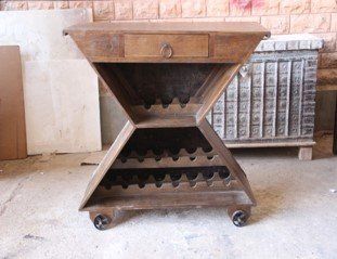 OOK2021278 Wooden Bar Unit