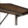 Heavy Duty Metal Wood 5-Shelf Storage Rack Shelving Unit