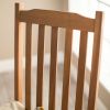 Indoor/Outdoor Patio Porch Natural Slat Rocking Chair