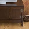 Oriental Style Entertainment Center in Espresso Finish