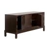 Oriental Style Entertainment Center in Espresso Finish