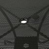 Ash Black Steel 28 x 28 inch Metal Outdoor Dining Patio Table