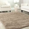 8' x 10' Hand-Tufted Plush Taupe Area Rug