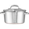 12-Piece Stainless Steel Cookware Set with Copper Bottom