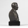 6-inch High Theodore Roosevelt Bust Sculpture Statue in Bronze Finish
