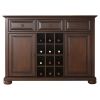 Vintage Mahogany Dining Room Organizer Sideboard Buffet Server Table