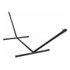 White Cotton Rope XL Hammock with 13-ft Black Metal Stand