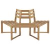 Hexagonal Outdoor Tree Bench in Weather Resistant Acacia Wood